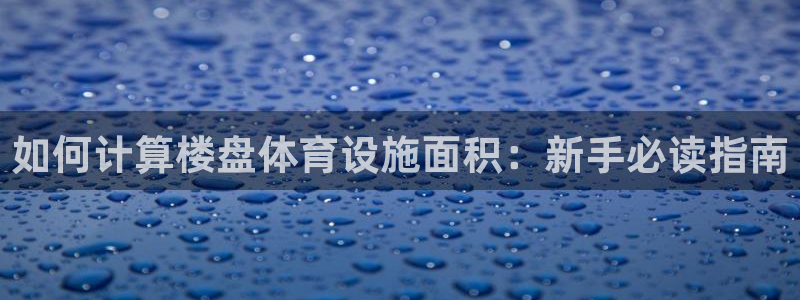 意昂3集团官网网址：如何计算楼盘体育设施面积：新手必读指南
