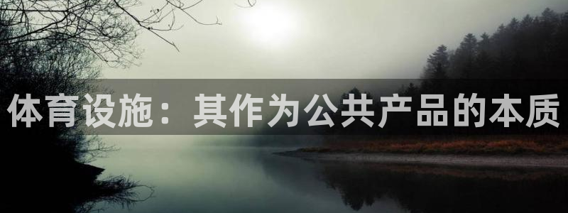意昂体育3软件：体育设施：其作为公共产品的本质